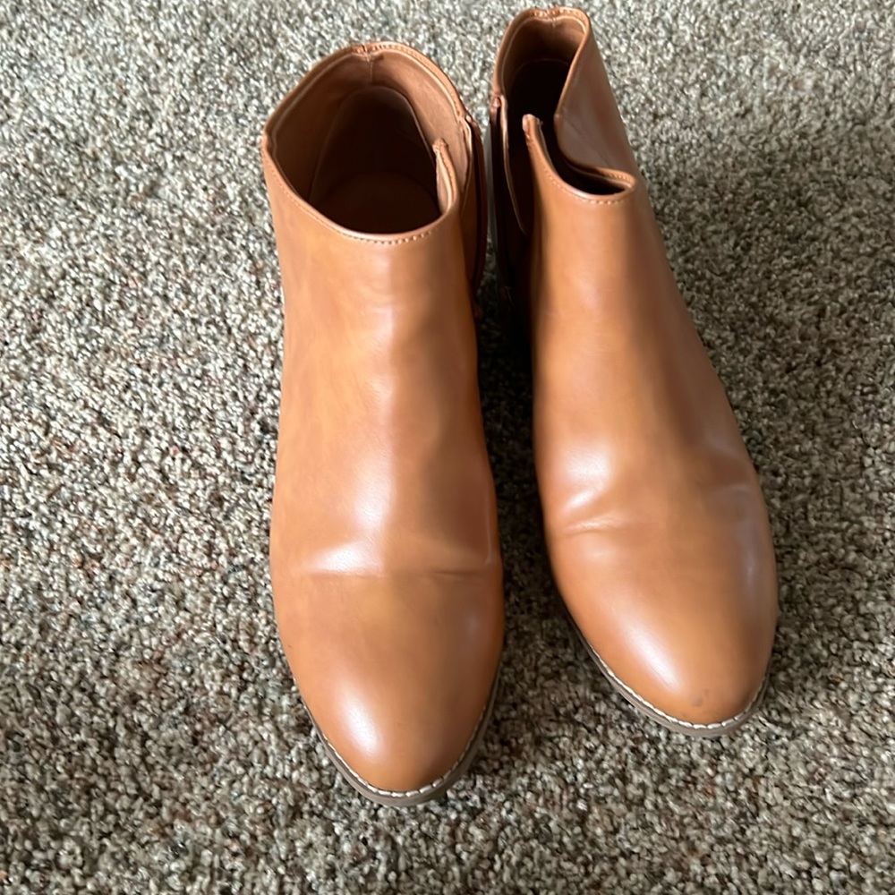 Brown booties